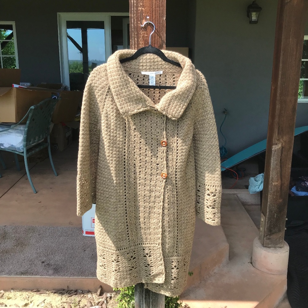 Diane Von Furstenburg Wool Coat/Cardigan